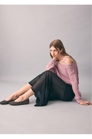 Ballerines à clous - Anthracite