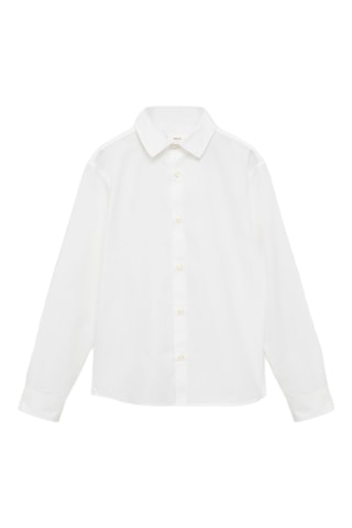 Chemise oxford en coton - Blanc