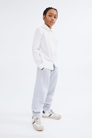 Chemise oxford en coton - Blanc