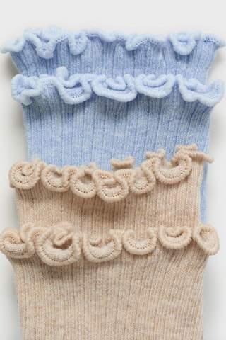 Pack 2 paires de chaussettes combinées - Bleu