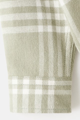 Chemise à carreaux en coton - Vert