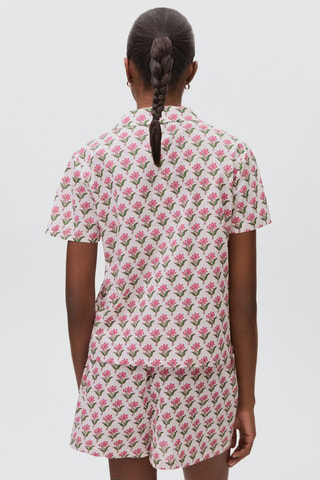 Pack pyjama coton imprimé - Blanc