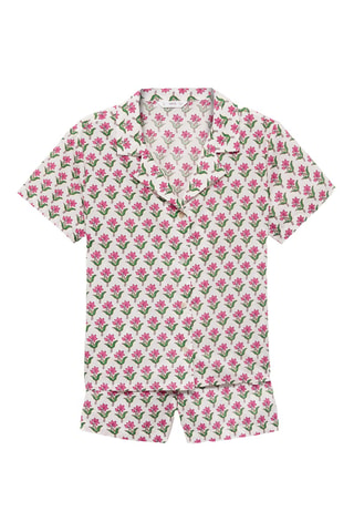 Pack pyjama coton imprimé - Blanc