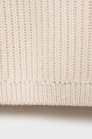 Pull-over maille détail boutons - Beige