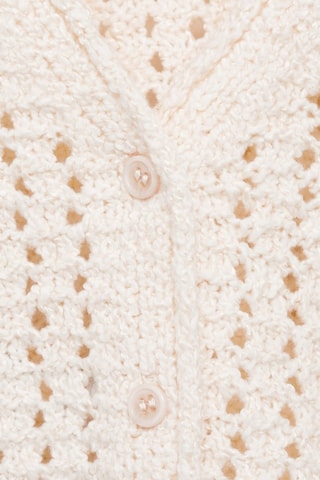 Cardigan ajouré - Blanc