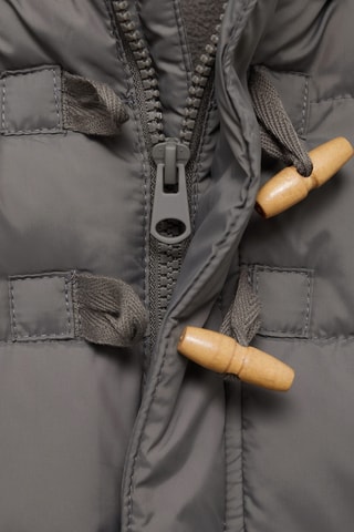 Anorak matelassé boutons - Marron