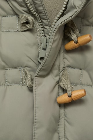 Anorak matelassé boutons - Vert clair