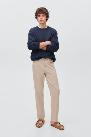 Sweat-shirt basique coton - Bleu marine