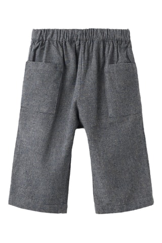 Pantalon droit pied-de-poule - Anthracite