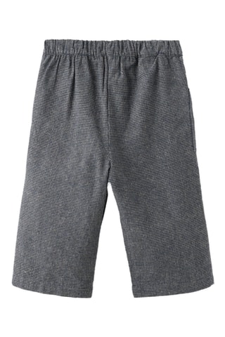 Pantalon droit pied-de-poule - Anthracite