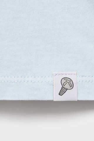 T-shirt coton couture - Bleu
