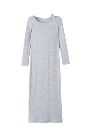 Robe longue cut-out - Gris