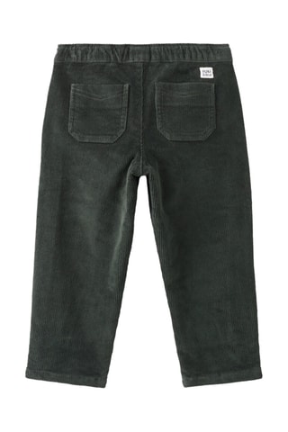 Pantalon droit velours côtelé - Kaki