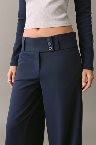 Pantalon droit - Bleu marine