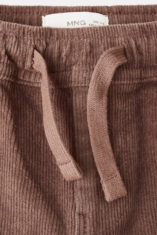 Pantalon coton velours côtelé - Marron
