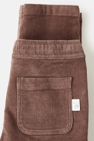 Pantalon coton velours côtelé - Marron