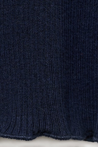 Cardigan maille côtelée - Bleu marine