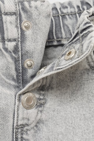 Jean paperbag boutons - Gris