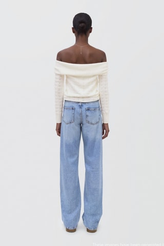 Pull bustier - Blanc