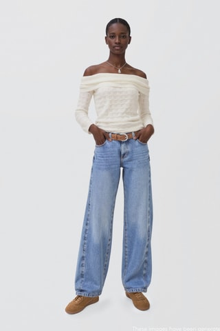 Pull bustier - Blanc