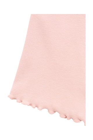 Pyjama court maille côtelée - Rose
