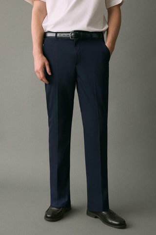 Pantalon droit costume - Bleu marine