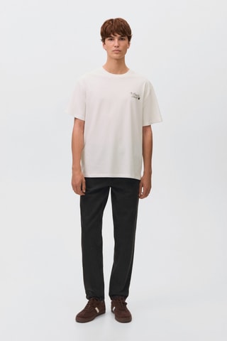 T-shirt en coton oversize - Blanc