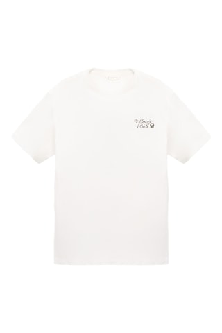 T-shirt en coton oversize - Blanc
