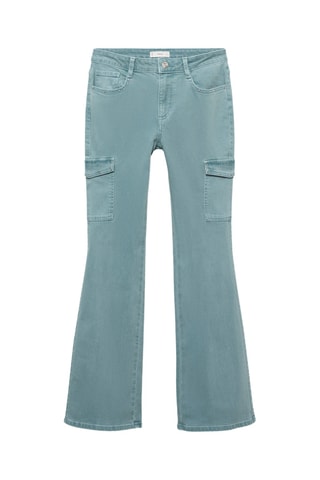 Jean cargo flare - Bleu