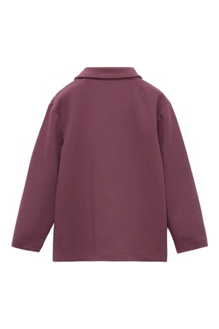 Polo uni coton - Rose clair