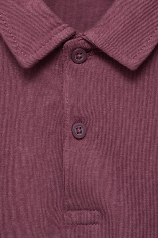 Polo uni coton - Rose clair