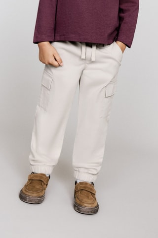 Pantalon cargo coton - Gris