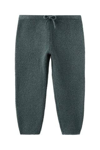 Pantalon en maille à nœud - Vert