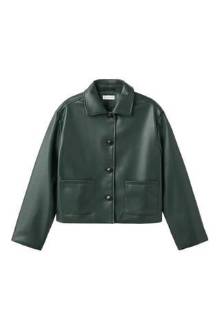Veste en similicuir - Vert