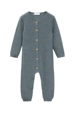 Combi-pantalon maille - Bleu