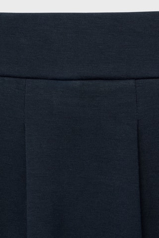 Jupe courte en coton - Bleu marine