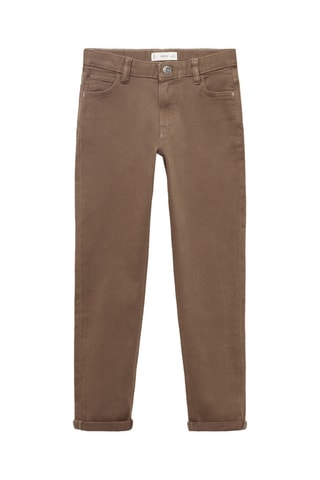 Pantalon droit - Marron