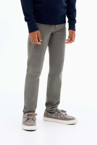Pantalon droit - Kaki