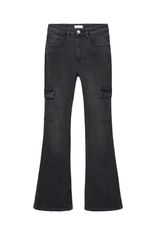 Jean cargo flare - Noir