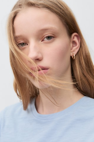 T-shirt nœud - Bleu