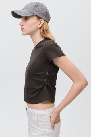 T-shirt nœud - Anthracite