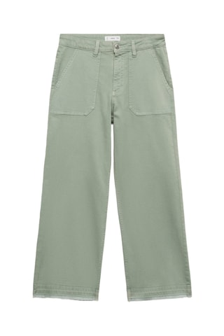 Jupe-culotte poches - Vert clair