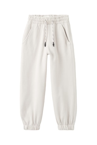 Jogging coton cordon - Gris