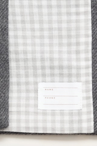Manteau coupe midi drap de laine - Gris