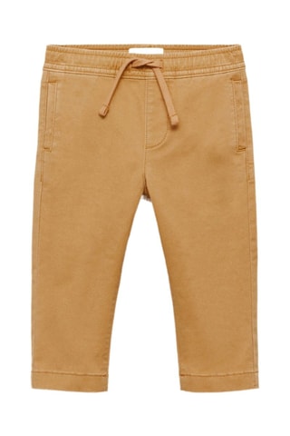 Pantalon jogger coton - Jaune