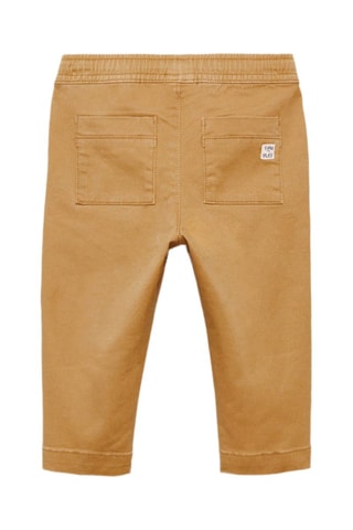 Pantalon jogger coton - Jaune