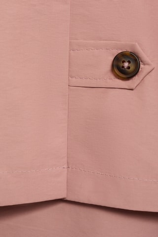 Trench en coton à boutons - Rose clair