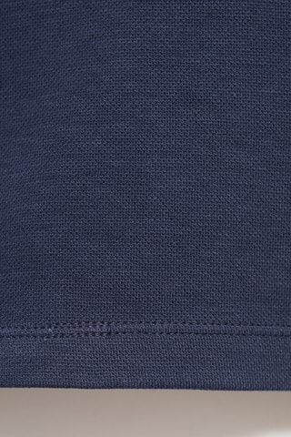 Sweat-shirt col polo - Bleu marine