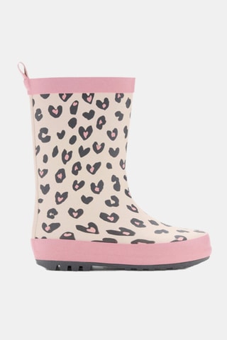 Bottes de pluie léopard - Rose