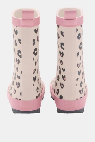 Bottes de pluie léopard - Rose